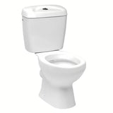 Bijeli WC kombi Multi Eur u klasičnom stilu sa stražnjim odvodom i DualFlush mehanizmom