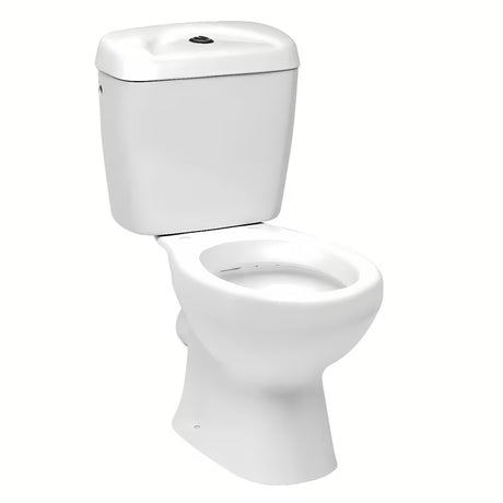Bijeli WC kombi Multi Eur u klasičnom stilu sa stražnjim odvodom i DualFlush mehanizmom