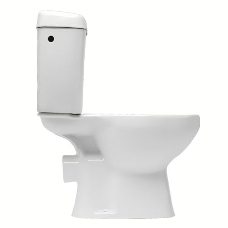 Bijeli WC kombi Multi Eur u klasičnom stilu sa stražnjim odvodom i DualFlush mehanizmom