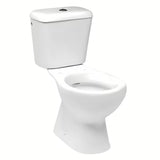 Bijeli WC kombi Multi Eur s donjim odvodom u pod i vodokotlićem uključujući ventile