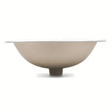 Bijeli keramički ugradbeni umivaonik Multi Eur s otvorom pro za slavinu u sredini, 55 x 47,5 cm.