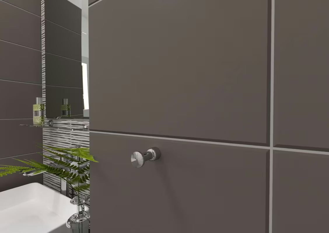 Elegantni mali inox kukica Multi Chrome za kupaonicu, za ručnike, kupaonske ručnike, odjeću ili ogrtač.