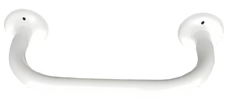 Bijeli zidni kupaonski ručka pro za sigurnije kretanje i lakše ustajanje iz kade ili s WC-a.