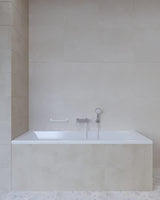 Bijeli zidni ručka za kupaonicu pro za sigurnije kretanje i lakše ustajanje iz kade ili s WC-a