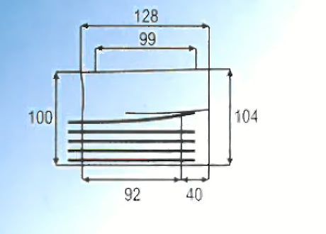 Praktična vanjska ekscentrična gumena manžeta za WC pro za jednostavno spajanje