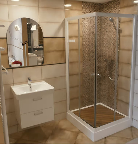 Multi Abs kvadratna tuš kada 90x90 cm od akrilata u bijeloj boji