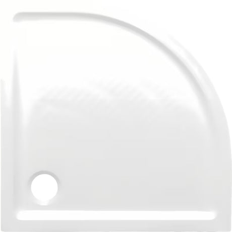Bijela četvrtokrugla akrilatna tuš kada 80x80x15 cm s protukliznim utorima