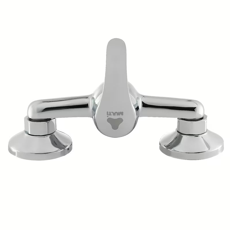 Zidna jednoručna baterija miješalica za tuš Multi u kromiranoj izvedbi sa zaobljenim dizajnom