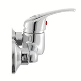 Zidna jednoručna baterija miješalica za tuš Multi u kromiranoj izvedbi sa zaobljenim dizajnom