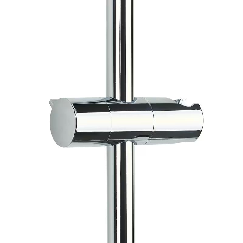 Kromirani tuš sustav Multi s nadglavnim i ručnim tušem, kvadratnog dizajna