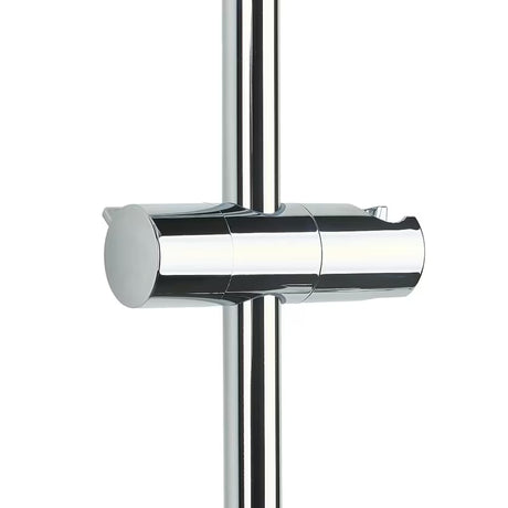 Kromirani tuš sustav Multi s nadglavnim i ručnim tušem, kvadratnog dizajna