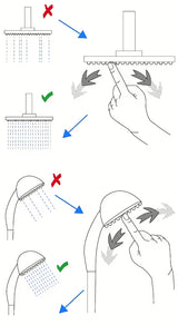 Okrugli tuš sustav Multi u izvedbi chrome s nadglavnim i ručnim tušem