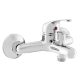 Jednoručna Baterija zidna miješalica za kadu Multi u kromiranoj izvedbi sa zaobljenim dizajnom