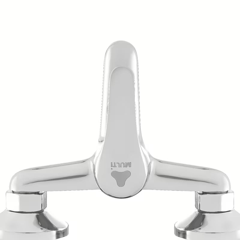 Jednoručna Baterija zidna miješalica za kadu Multi u kromiranoj izvedbi sa zaobljenim dizajnom