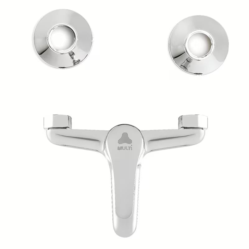 Jednoručna Baterija zidna miješalica za kadu Multi u kromiranoj izvedbi sa zaobljenim dizajnom