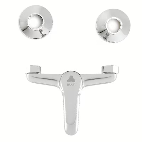 Jednoručna Baterija zidna miješalica za kadu Multi u kromiranoj izvedbi sa zaobljenim dizajnom