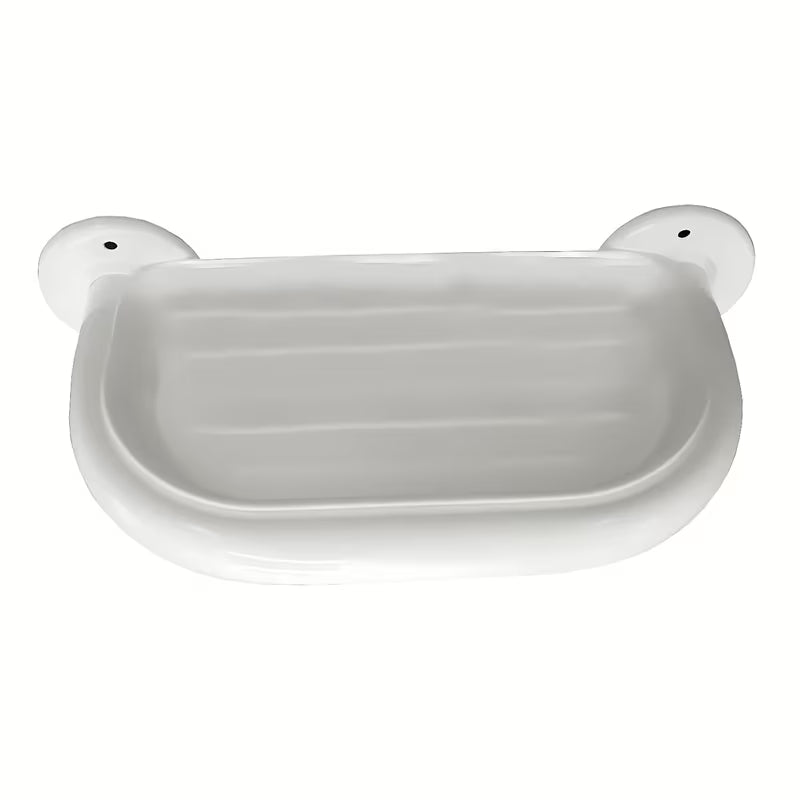 Bijela zidna posuda za sapun Multi s elegantnim zaobljenim dizajnom