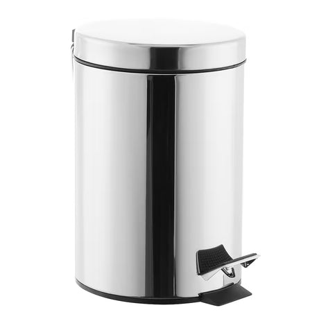 Kromirani kanta za otpad SIKO Multi s tehnologijom soft Close i uklonjivom posudom u sjajnoj izvedbi.