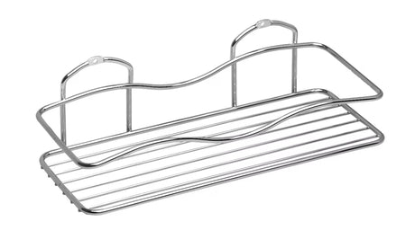 Elegantna kromirana zidna polica za kupaonicu pro za odlaganje kozmetike