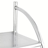 SIKO Multi zidna lučna polica s dozatorom, dvije razine i držač za ručnike u kromiranoj izvedbi.