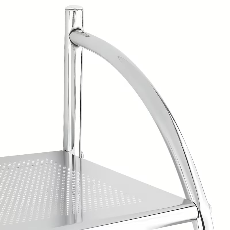 SIKO Multi zidna lučna polica s dozatorom, dvije razine i držač za ručnike u kromiranoj izvedbi.