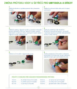 Kromirani perlator Multi s vanjskim navojem pro za uštedu vode i podesiv protok