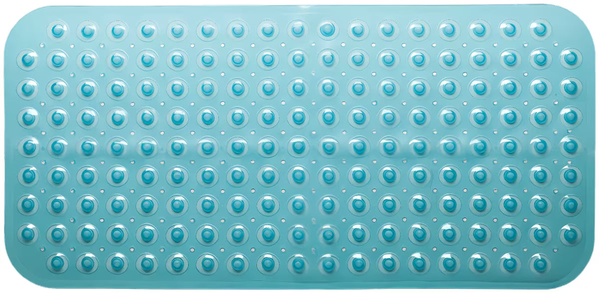 Plava protuklizna podloga za kade Multi s vakuumskim čašicama od PVC-a