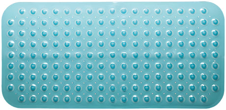 Plava protuklizna podloga za kade Multi s vakuumskim čašicama od PVC-a