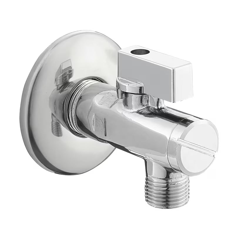 Kromirani kutni ventil s integriranim filtrom pro priključak miješalice za umivaonik ili WC školjke