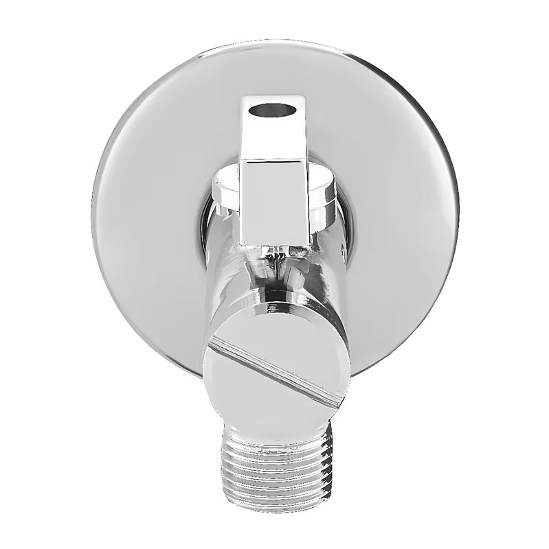 Kromirani kutni ventil s integriranim filtrom pro priključak miješalice za umivaonik ili WC školjke