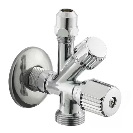 Kombinirani kutni ventil Multi s ventilom za perilicu pro priključak vode i uređaja