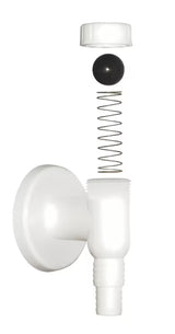 Bijeli vanjski sifon SIKO Multi pro za priključak perilice rublja ili posuđa