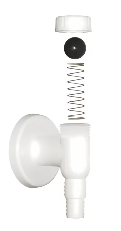 Bijeli vanjski sifon SIKO Multi pro za priključak perilice rublja ili posuđa