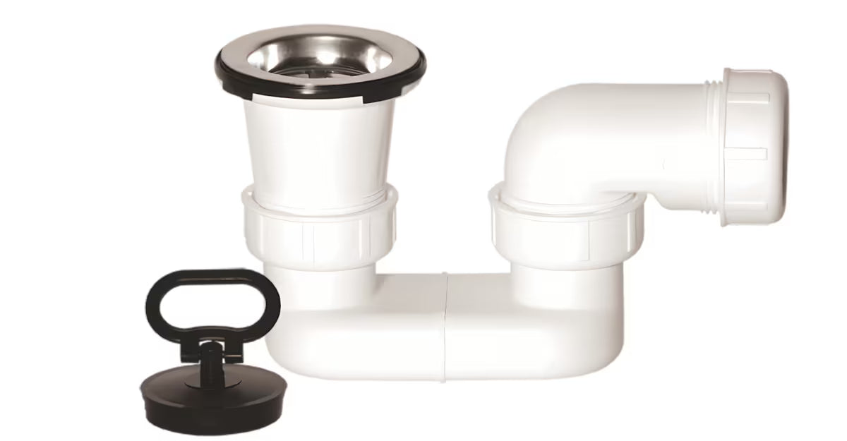 Kromirani sifon Multi ke za tuš kadu s čepom