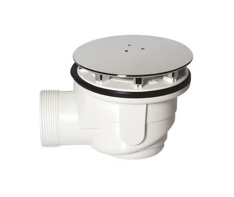 Praktični sifon za tuš kadu Chrome promjera 90 mm s gornjim čišćenjem