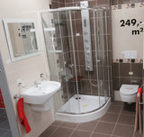 Set kupaonskih dodataka Multi Simple u izvedbi chrome s bezvremenskim jednostavnim dizajnom