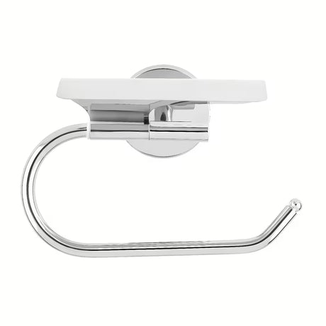 Kromirani držač toaletnog papira s poklopcem Multi Simple u jednostavnom bezvremenskom dizajnu.