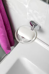 Elegantni posuda za sapun Multi Simple u izvedbi chrome od mesinga, cinka i stakla.