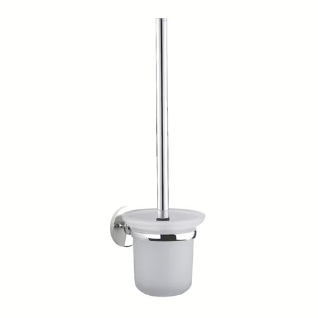 Elegantni ČETKA za Wc Multi Simple u kromiranoj izvedbi s posudom od mat stakla