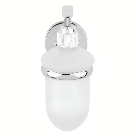 Elegantni dozator sapuna Multi Simple u izvedbi chrome pro za svakodnevnu upotrebu u kupaonici.