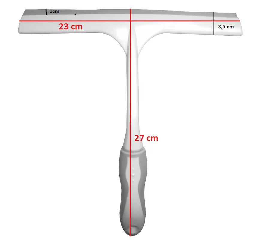 Brisač stakla  pro za brisanje vode sa staklenih ispuna tuš kabine nakon tuširanja.