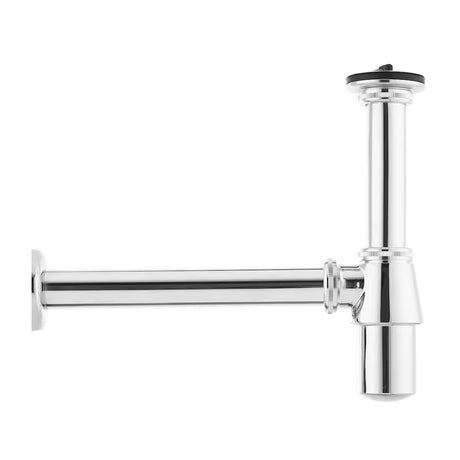 Dizajnerski sifon za umivaonik pro umivaonik u izvedbi chrome promjera 32 mm.