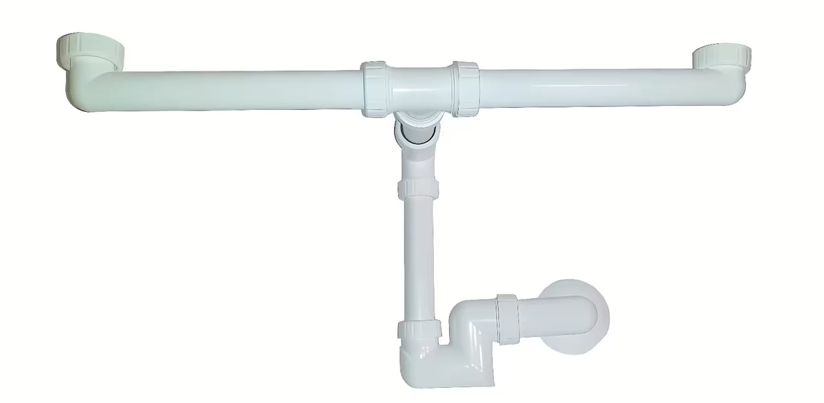 Dvostruki sifon za umivaonik SIKO Multi za namještaj pro priključak 5/4 i 6/4