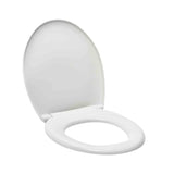 Bijela WC daska Multi Universal od termoplasta s plastičnim šarkama i skrivenim pričvršćenjem.