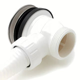 Nehrđajući odljevno preljevna garnitura za kadu SIKO Multi s upravljačkim kotačićem i ClickClack čepom