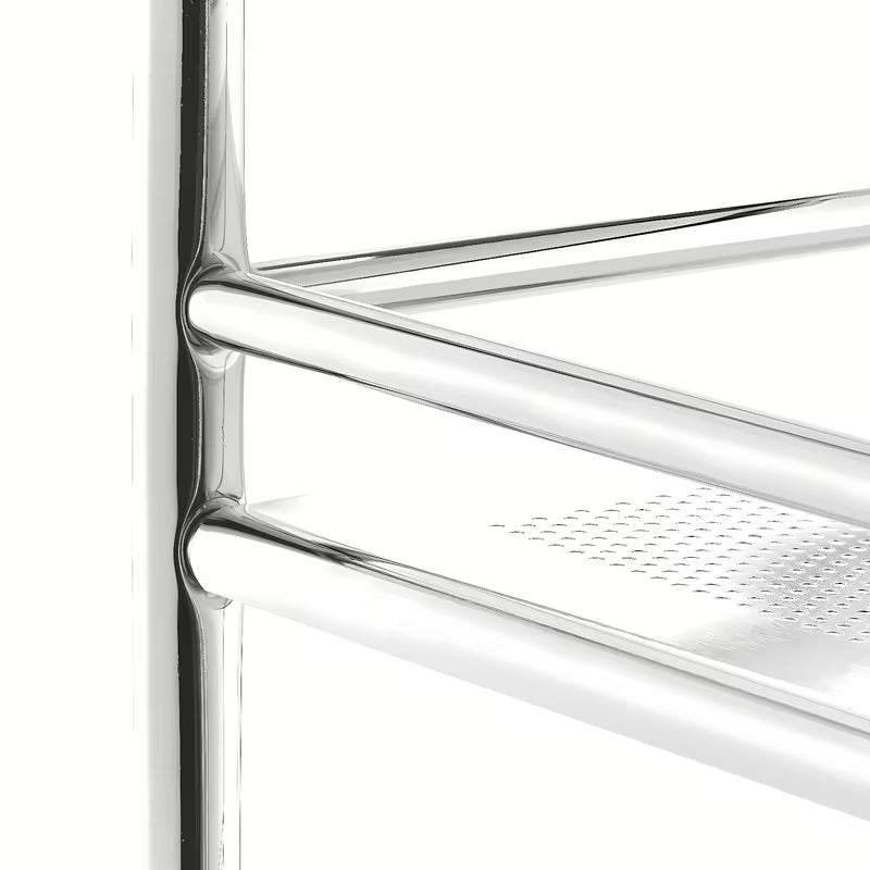 Praktični kupaonski na kotačima kolica s tri razine u izvedbi Chrome