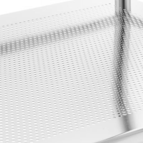 Praktični kupaonski na kotačima kolica s tri razine u izvedbi Chrome