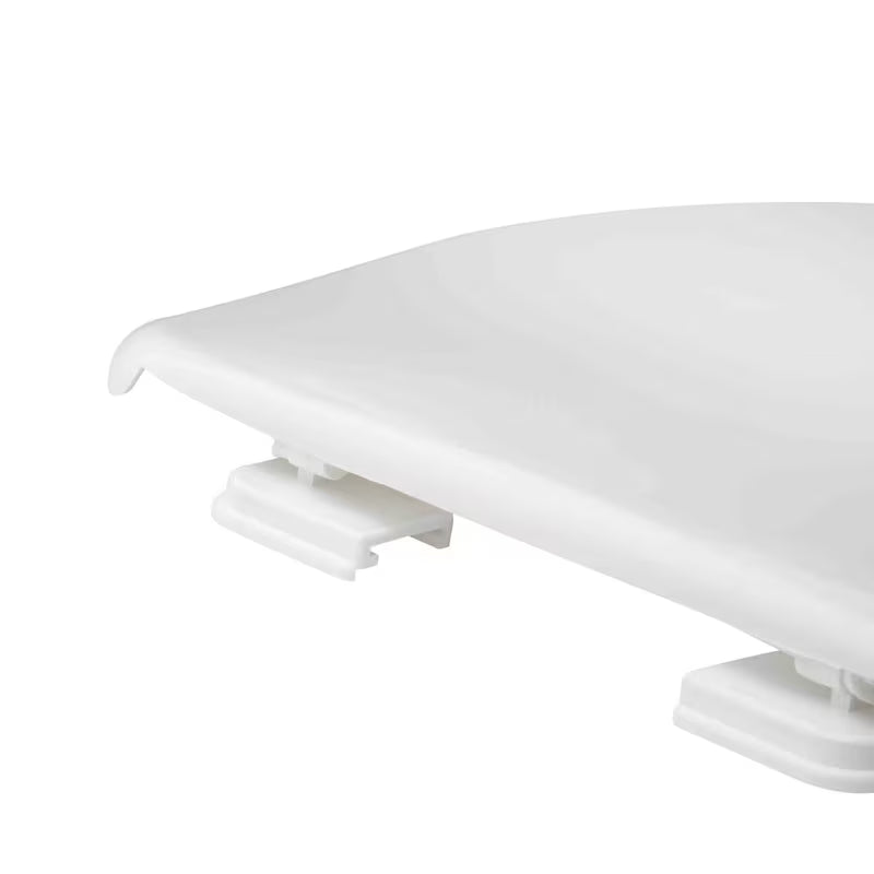 Bijelo WC daska Multi Lyra Plus od termoplasta s plastičnim šarkama i skrivenim pričvršćenjem