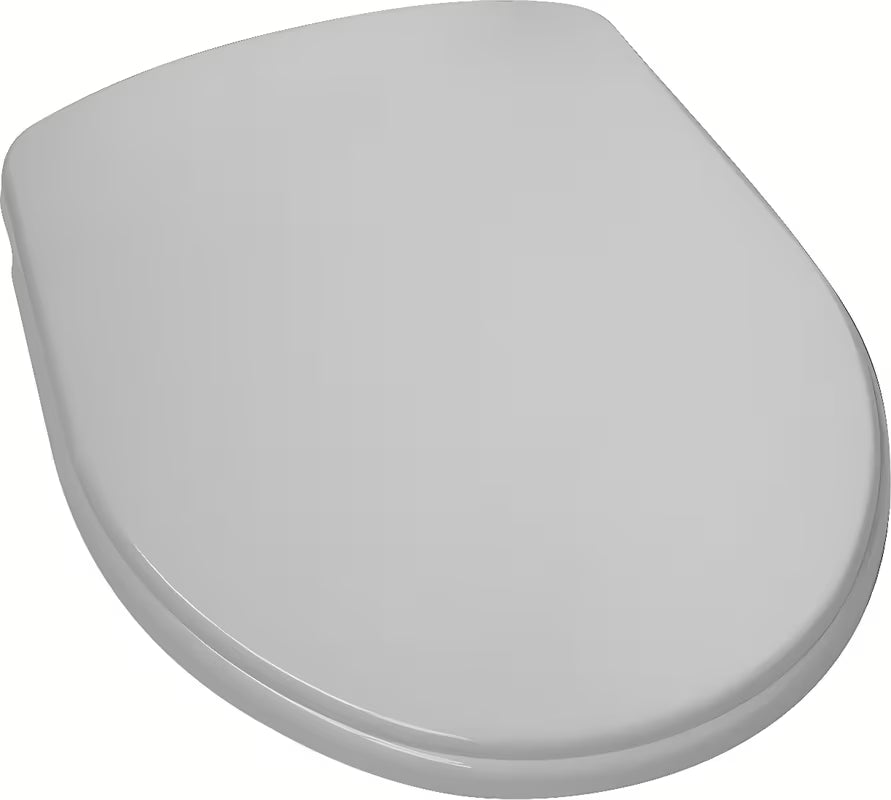 Bijela univerzalna WC daska Multi od termoplasta s plastičnim šarkama i skrivenim pričvršćenjem