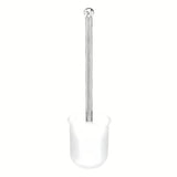 Samostojeći  ČETKA za Wc s držačem za toaletni papir od nehrđajućeg čelika u krom izgledu.